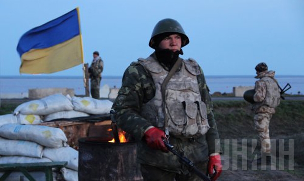 Уничтожен блокпост Украинских пограничников в поселке Седово
