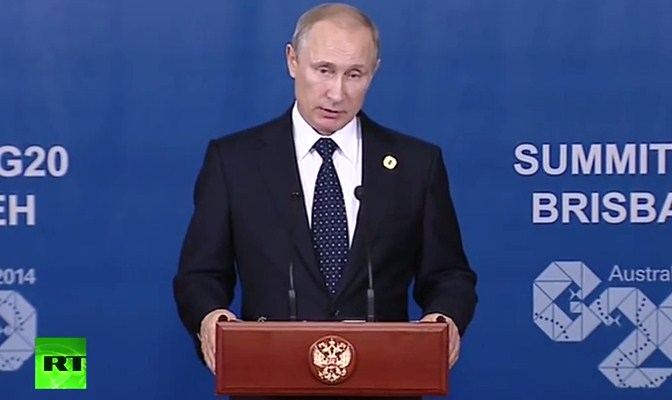 Пресс-конференция Путина на саммите G20