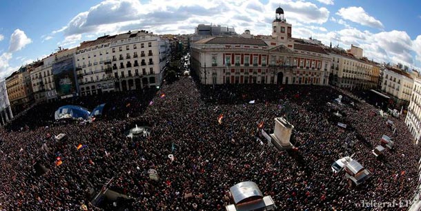 Испания мадрид Марш за перемены